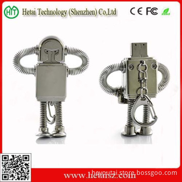 4GB Metal Gift Robot Shape USB Flash Drive (HT-U2059)